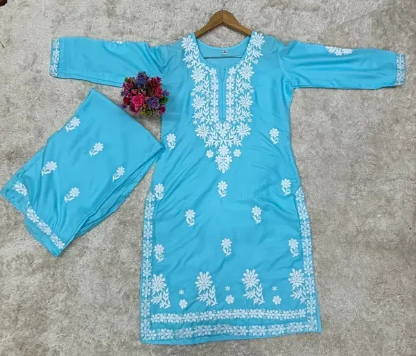 Firoji_Chikankari_Kurtis_For_Women