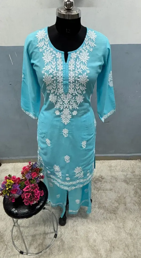Firoji_Chikankari_Kurtis_For_Women