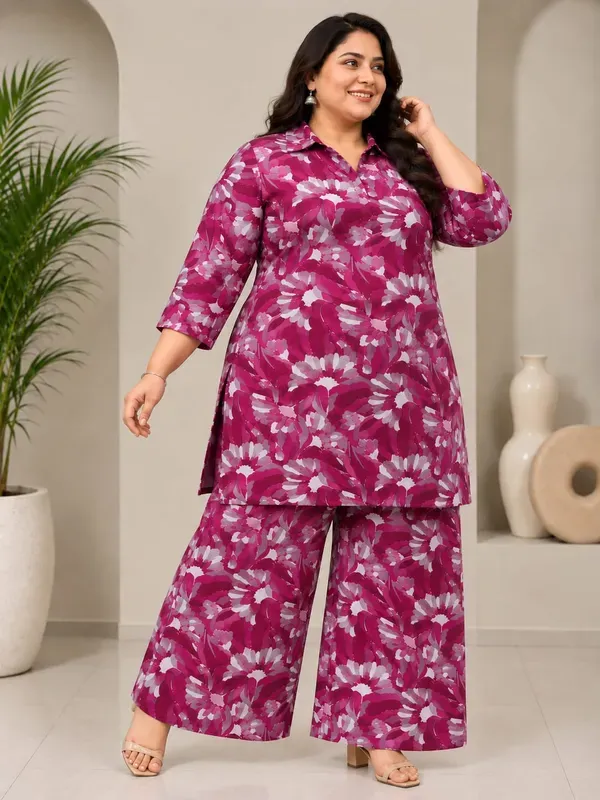 Purple_Beautiful_Cotton_Printed_Co_Ord_Set