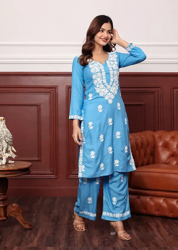 D_Sky_New_Colours_In_Our_Best_Seller_Chikankari_Plazzo_Set