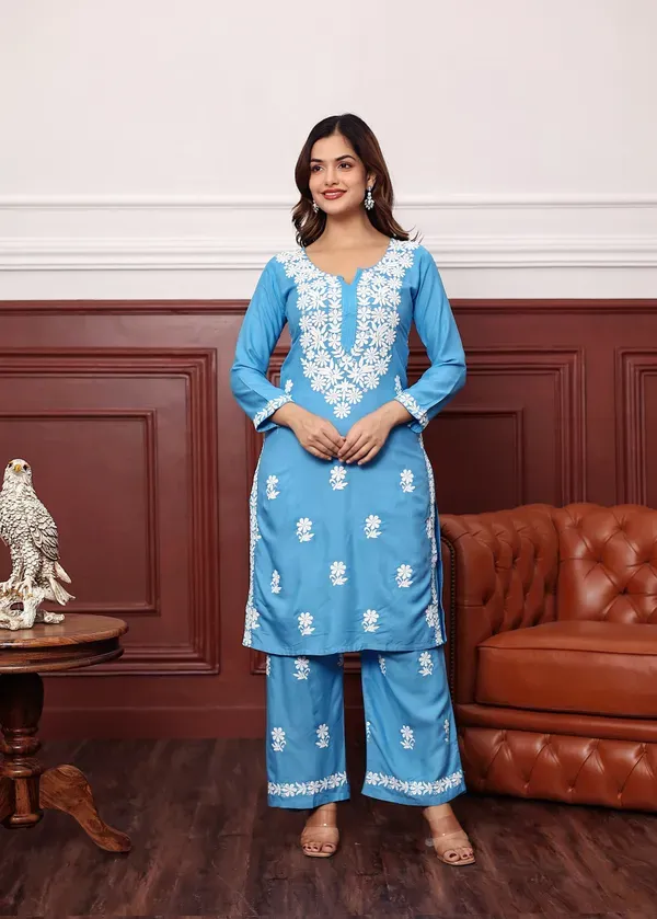 D_Sky_New_Colours_In_Our_Best_Seller_Chikankari_Plazzo_Set