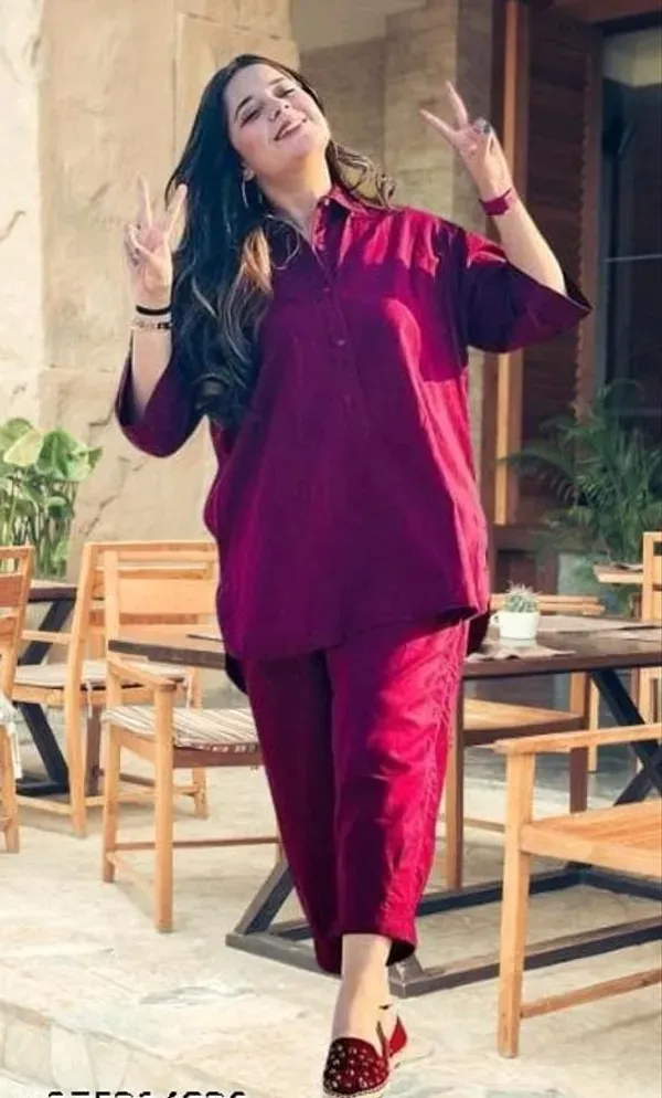 Maroon_Redish_Baggy_2_Piece_Suit