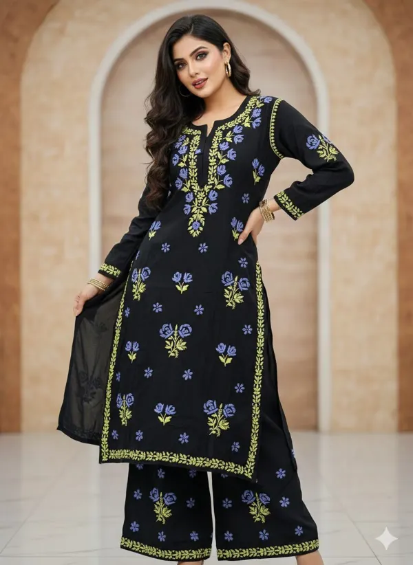 Black_Purple_Beautiful_Chikankari_Work_Soft_Rayon_Premium_Palazo_Set_With_C