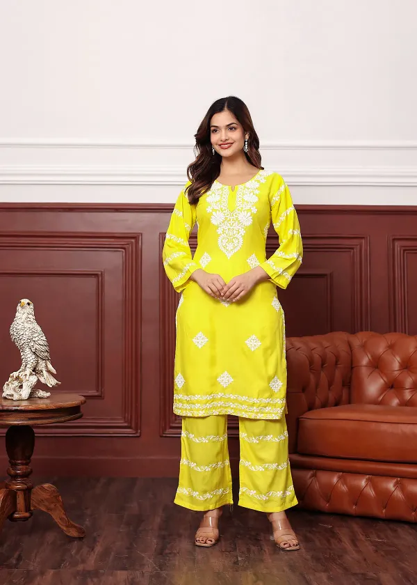 Lemon_Women_S_Rayon_Chikankari_Work_Straight_Kurta_Palazzo_Set_For_Women