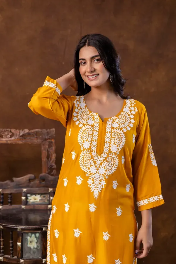 Yellow_Trendy_Fashionable_Kurtis