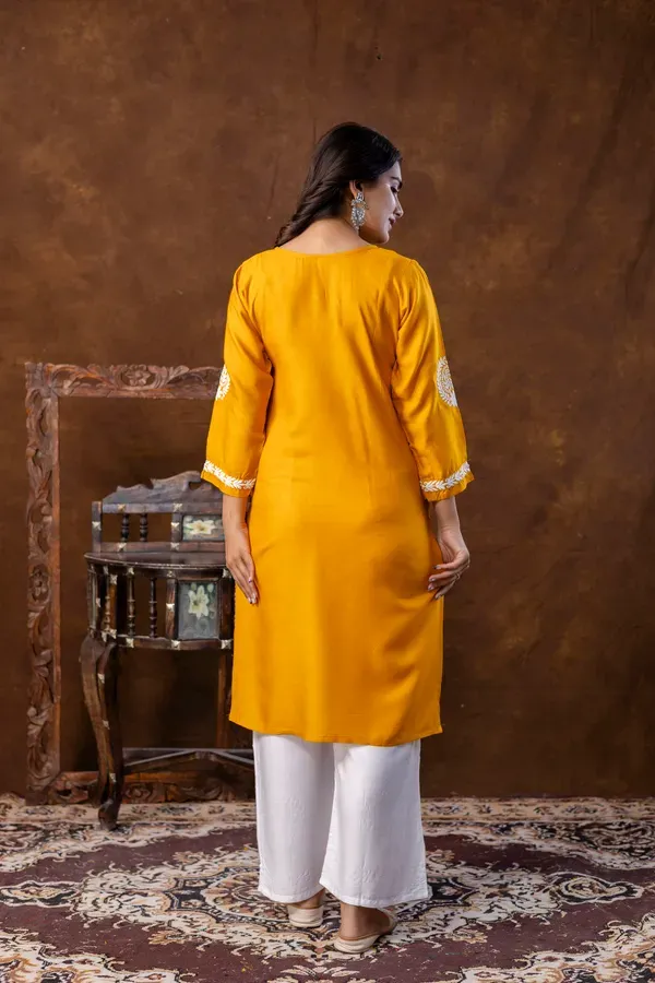Yellow_Trendy_Fashionable_Kurtis