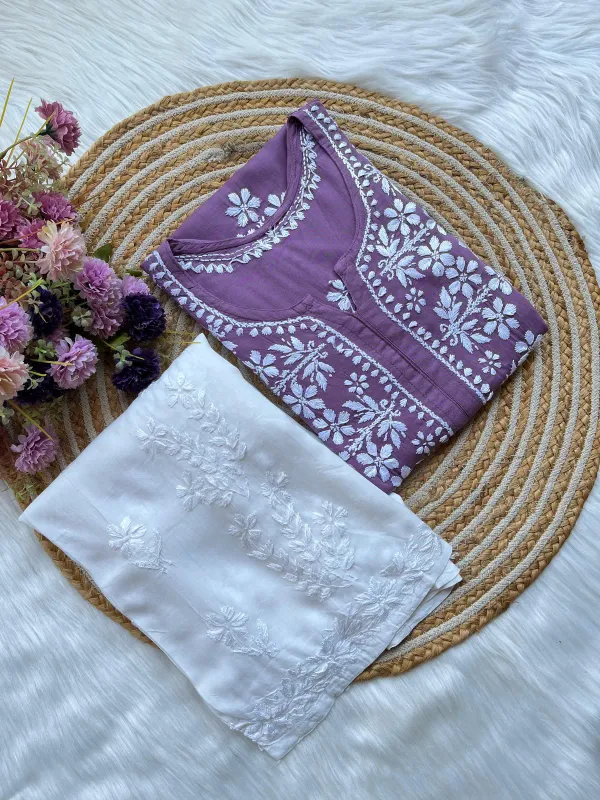 Light_Purple_Rayon_Kurti_And_Plazzo_Set_For_Women