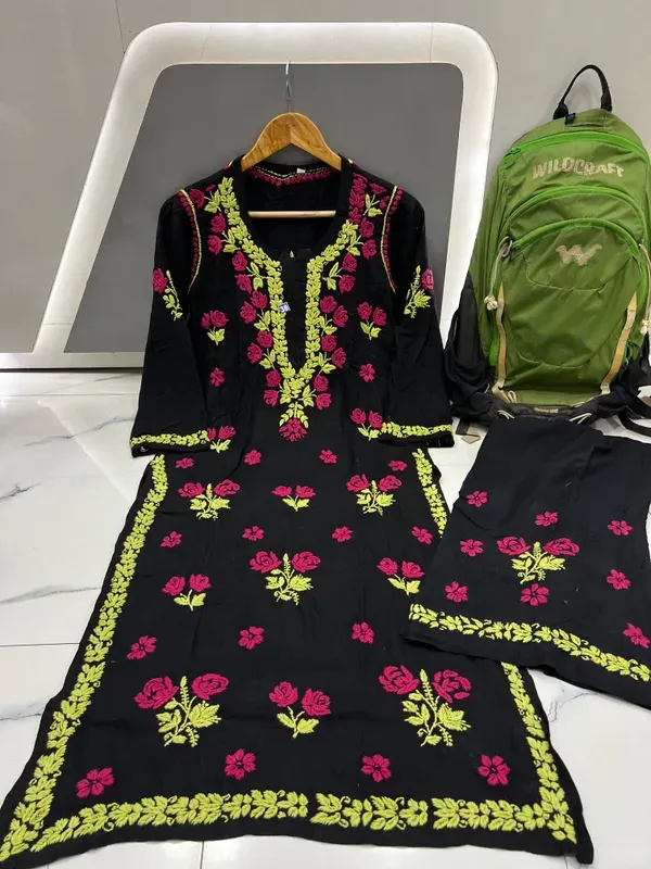 Black_Gajari_Beautiful_Chikankari_Work_Soft_Rayon_Premium_Palazo_Set_With_C