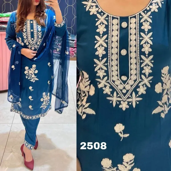 Dark_Blue_Straight_Kurta_Pant_Dupatta_Set