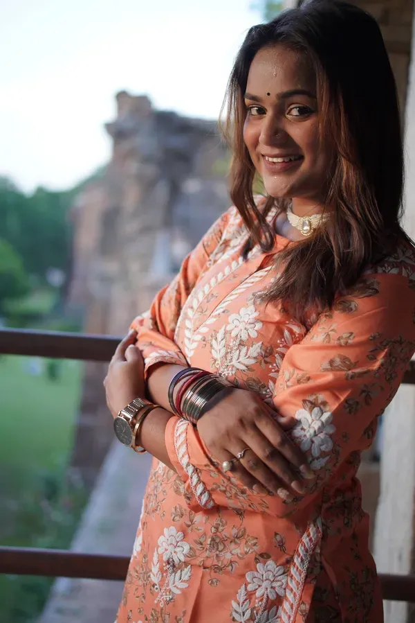 Orange_Buy_Mulmul_Cotton_Printed_Chikankari_Kurta_And_Plazzo_Set