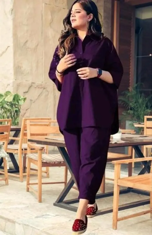 Wine_Redish_Baggy_2_Piece_Suit