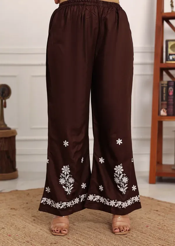 Cofee_Premium_Rayon_Kurti_Plazo_Set