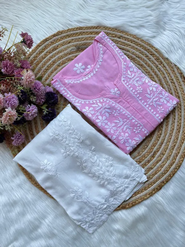 Baby_Pink_Rayon_Kurti_And_Plazzo_Set_For_Women