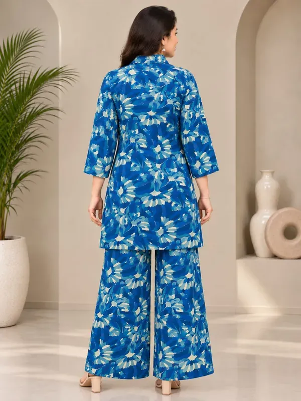 Blue_Beautiful_Cotton_Printed_Co_Ord_Set