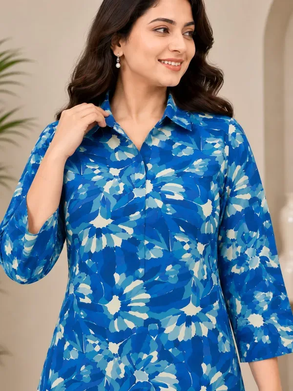 Blue_Beautiful_Cotton_Printed_Co_Ord_Set