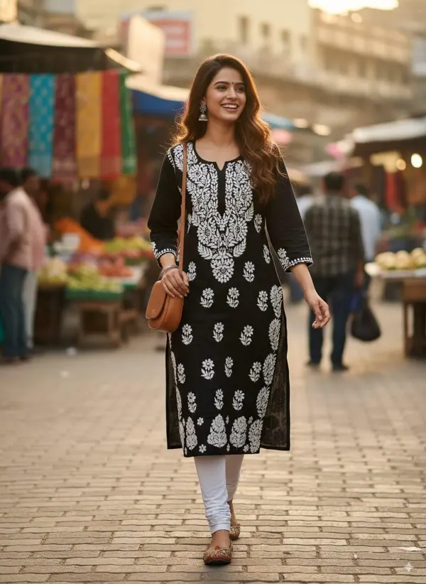 Black_Beautiful_Side_Daman_Heavy_Work_Kurti