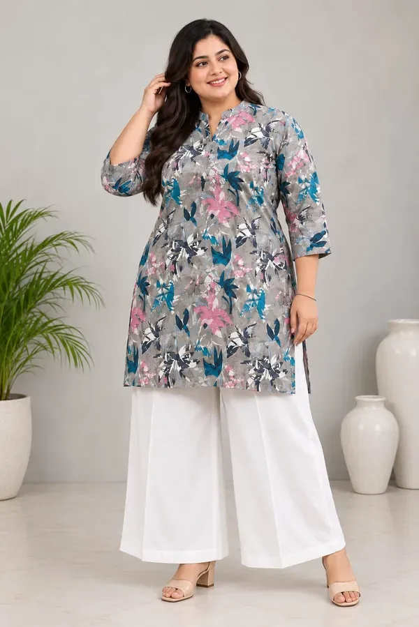 Grey_Feastive_Special_Cotton_Print_Straight_Co_Ord_Set