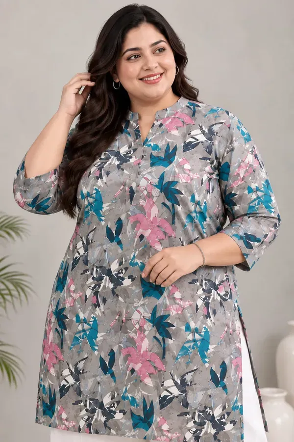 Grey_Feastive_Special_Cotton_Print_Straight_Co_Ord_Set