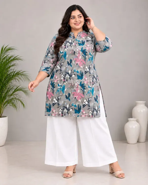 Grey_Feastive_Special_Cotton_Print_Straight_Co_Ord_Set