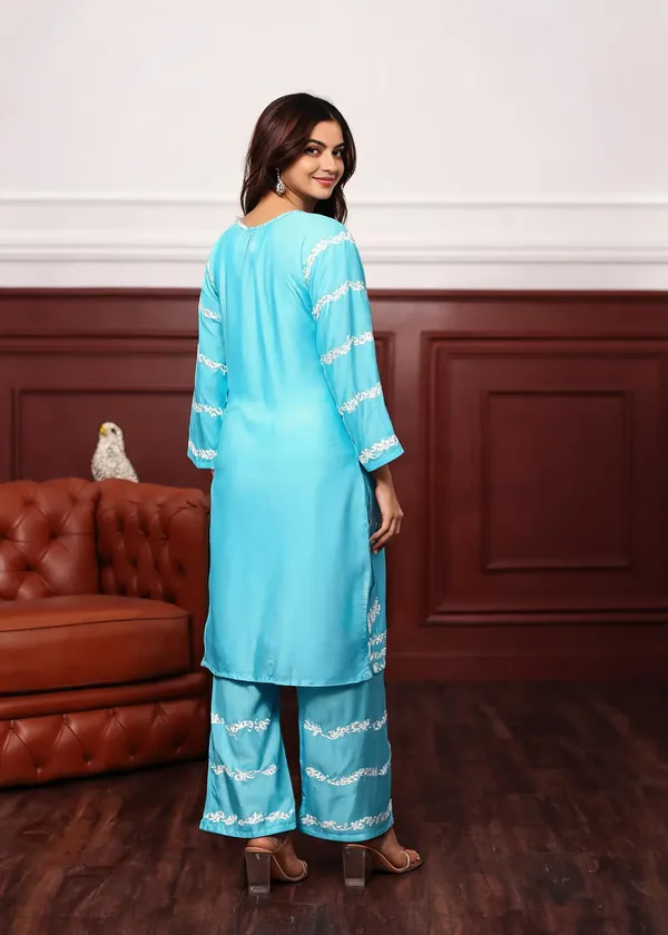 Blue_Cotton_Palazzo_Kurta_Set_For_Women