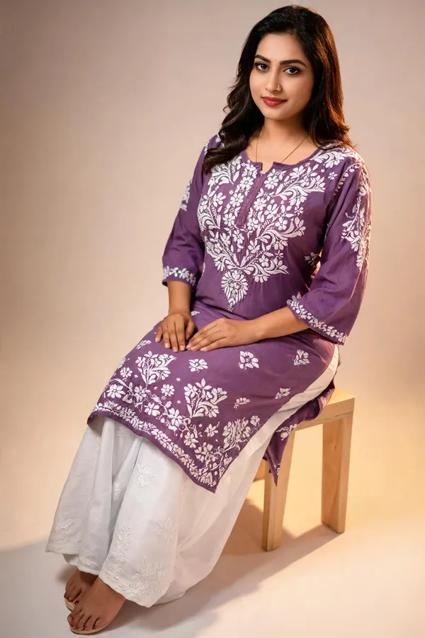 Magenta_Cotton_Palazzo_Suit_Set_For_Women