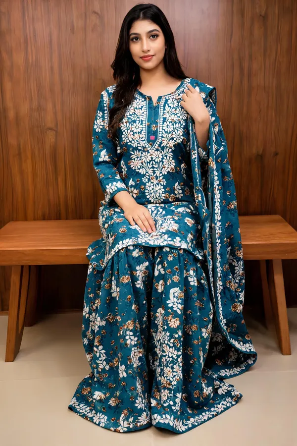 Sky_Blue_Cotton_Palazzo_Suit_Set_For_Women