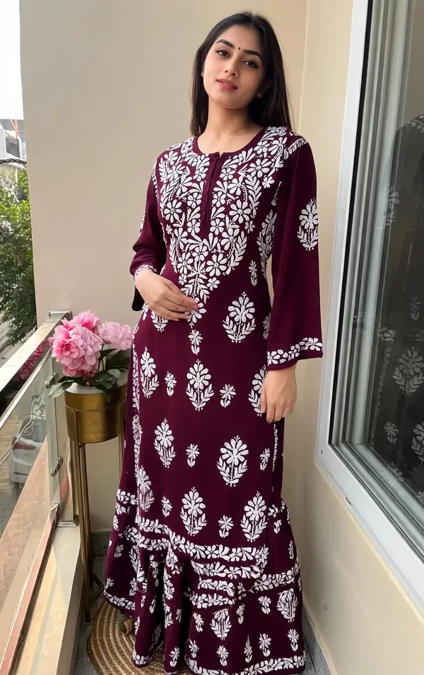 Wine_Cotton_Palazzo_Suit_Set_For_Women