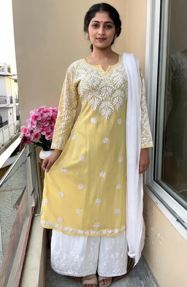 Lemon_Cotton_Palazzo_Kurtis_For_Women
