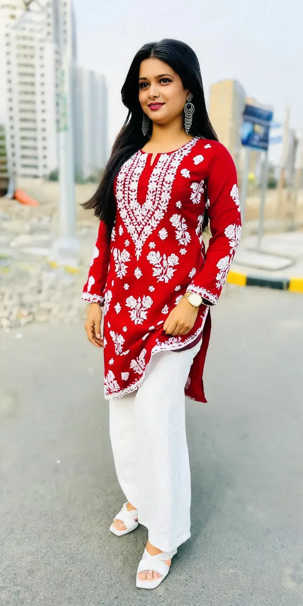 Maroon_Cotton_Palazzo_Suit_Set_For_Women
