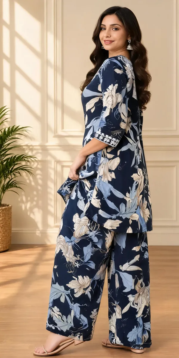 Blue_Cotton_Palazzo_Suit_Set_For_Women