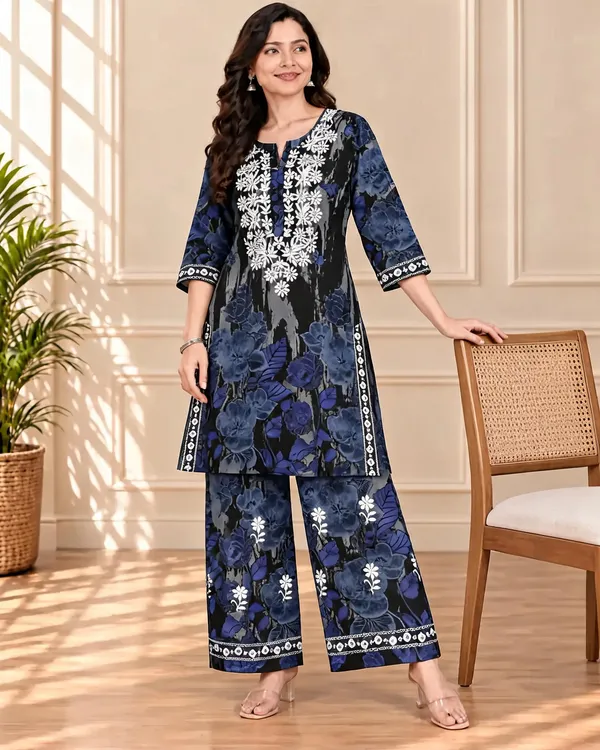 Black_Cotton_Palazzo_Suit_Set_For_Women