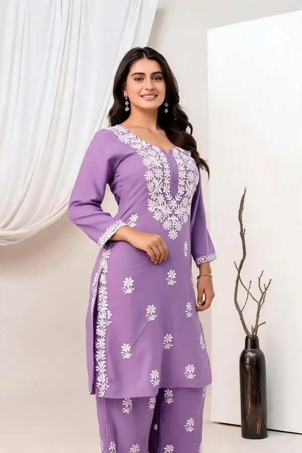 Purple_Cotton_Kurta_Set_For_Women