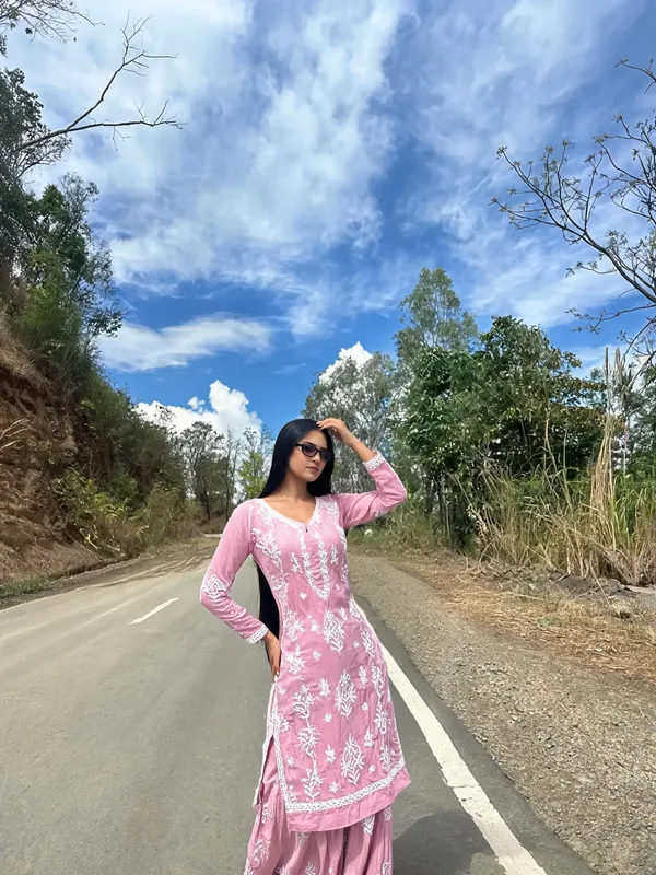 Pink_Cotton_Kurta_Set_For_Women