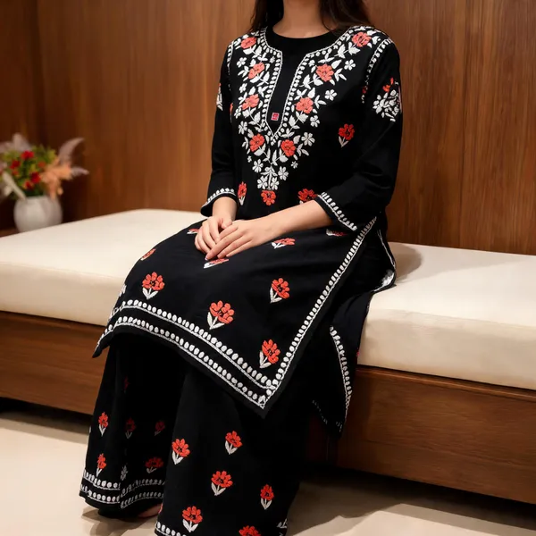 Black_Cotton_Palazzo_Suit_Set_For_Women