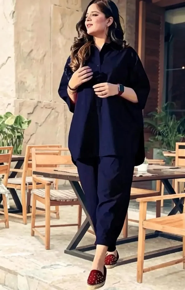 Blue_Cotton_Kurta_Set_For_Women
