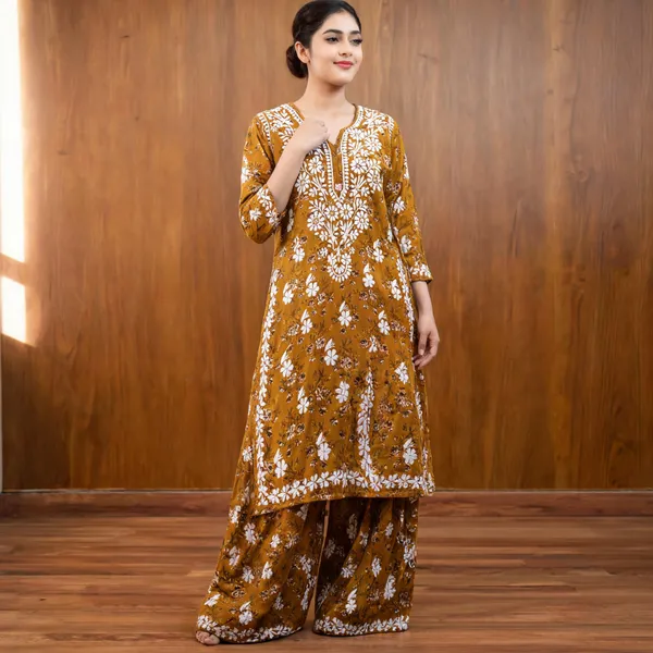 Yellow_Cotton_Palazzo_Suit_Set_For_Women
