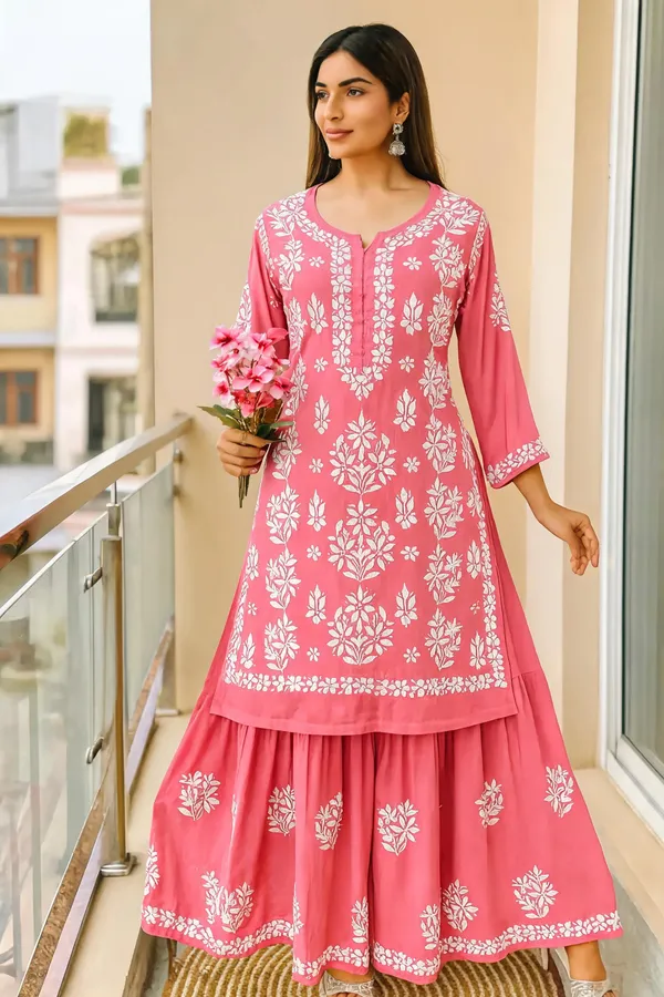 Pink_Cotton_Kurta_Set_For_Women