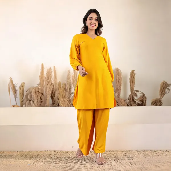 Yellow_Cotton_Palazzo_Kurta_Set_For_Women