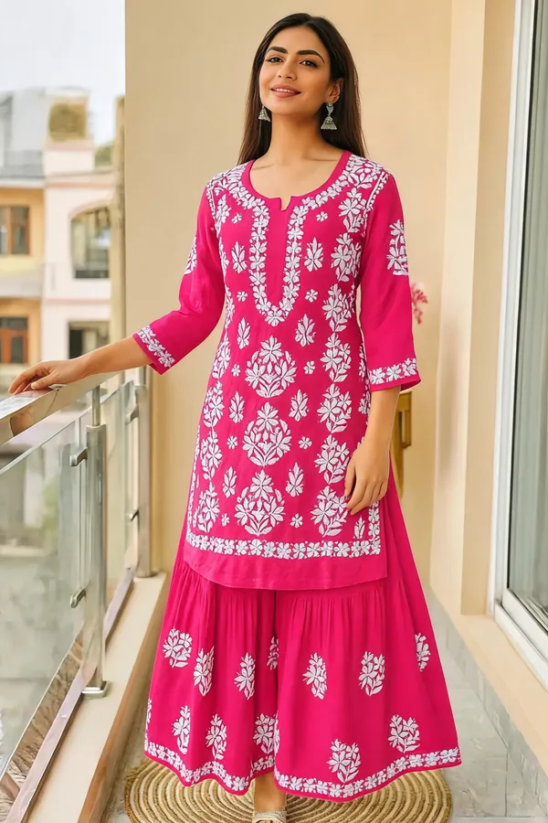 Pink_Cotton_Kurta_Set_For_Women