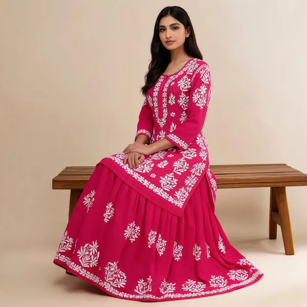 Pink_Cotton_Kurta_Set_For_Women