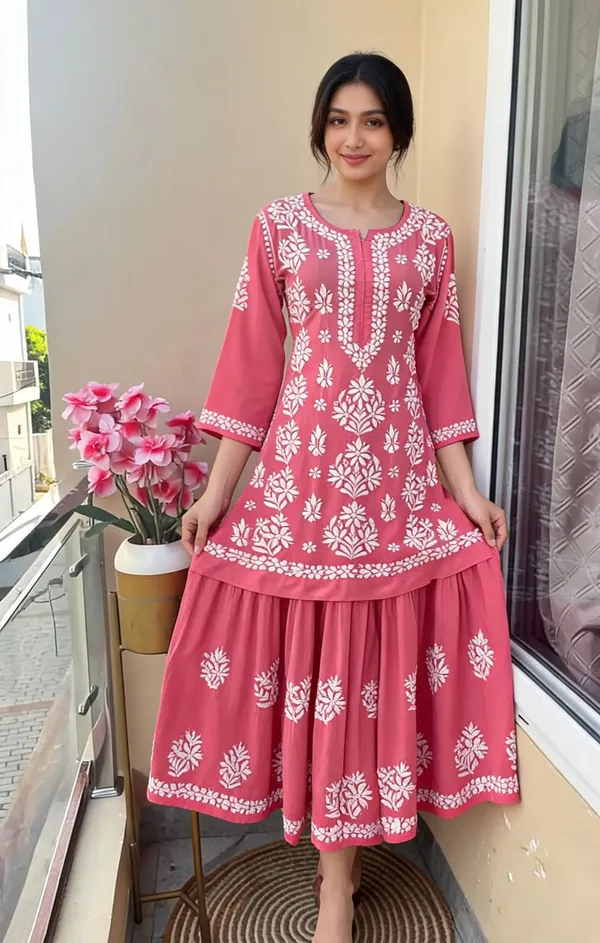 Pink_Cotton_Kurta_Set_For_Women