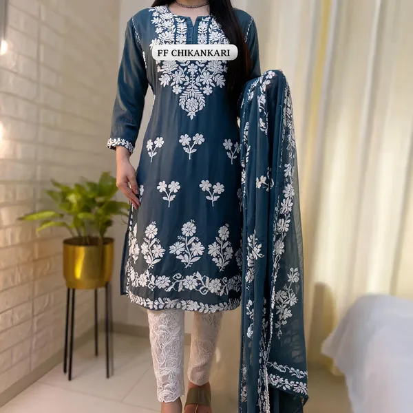 Grey_Cotton_Kurta_Set_For_Women