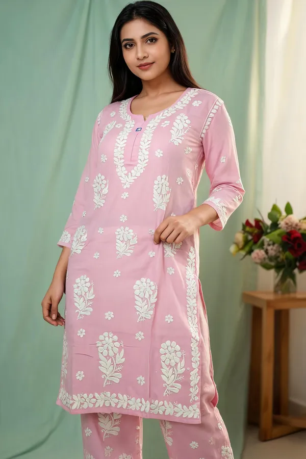 Pink_Cotton_Kurta_Set_For_Women