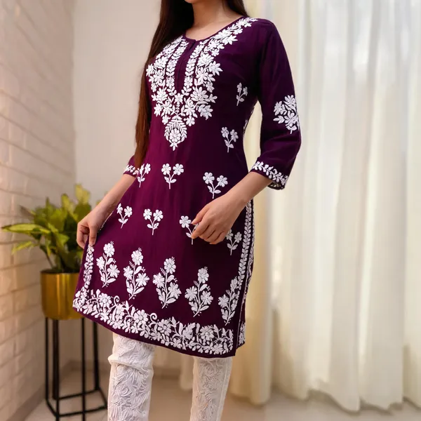 Purple_Cotton_Kurta_Set_For_Women