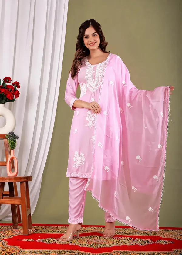 Pink_Cotton_Kurta_Set_For_Women