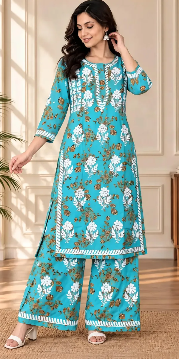 Blue_Cotton_Palazzo_Suit_Set_For_Women