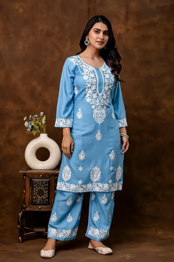 Sky_Blue_Cotton_Palazzo_Suit_Set_For_Women