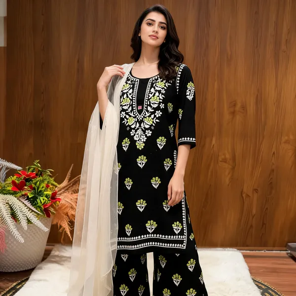 Black_Cotton_Palazzo_Suit_Set_For_Women