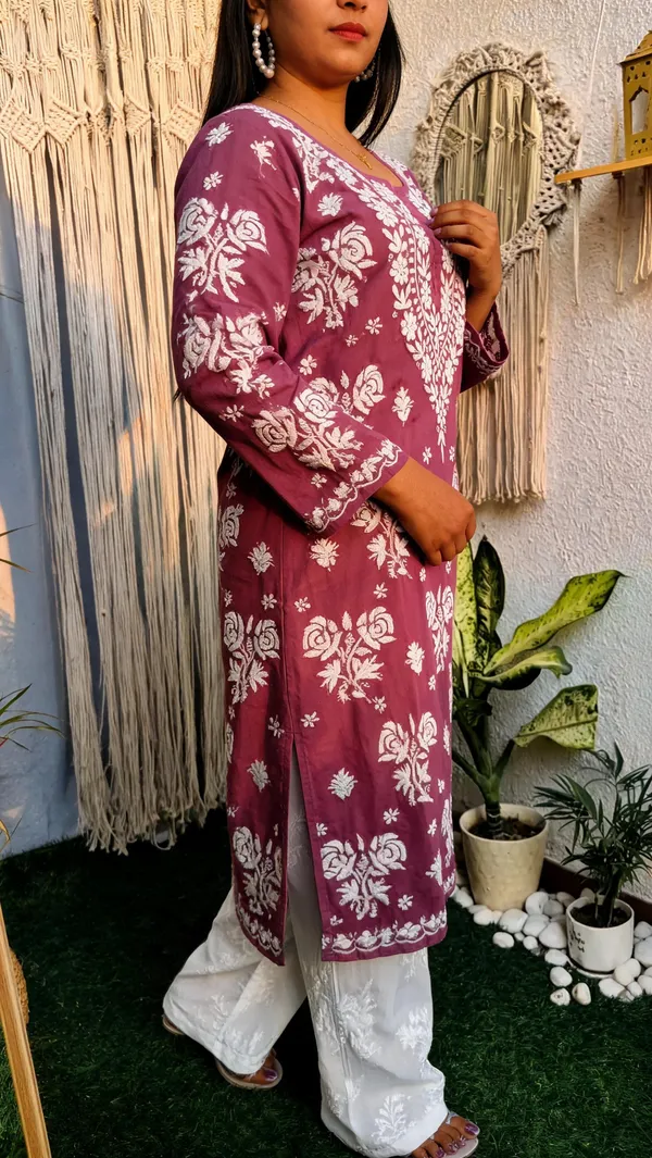 Magenta_Cotton_Kurta_Set_For_Women