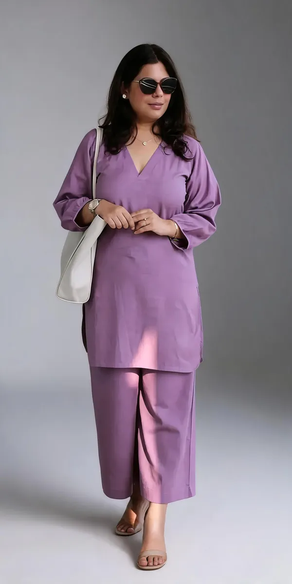 Purple_Cotton_Kurta_Set_For_Women